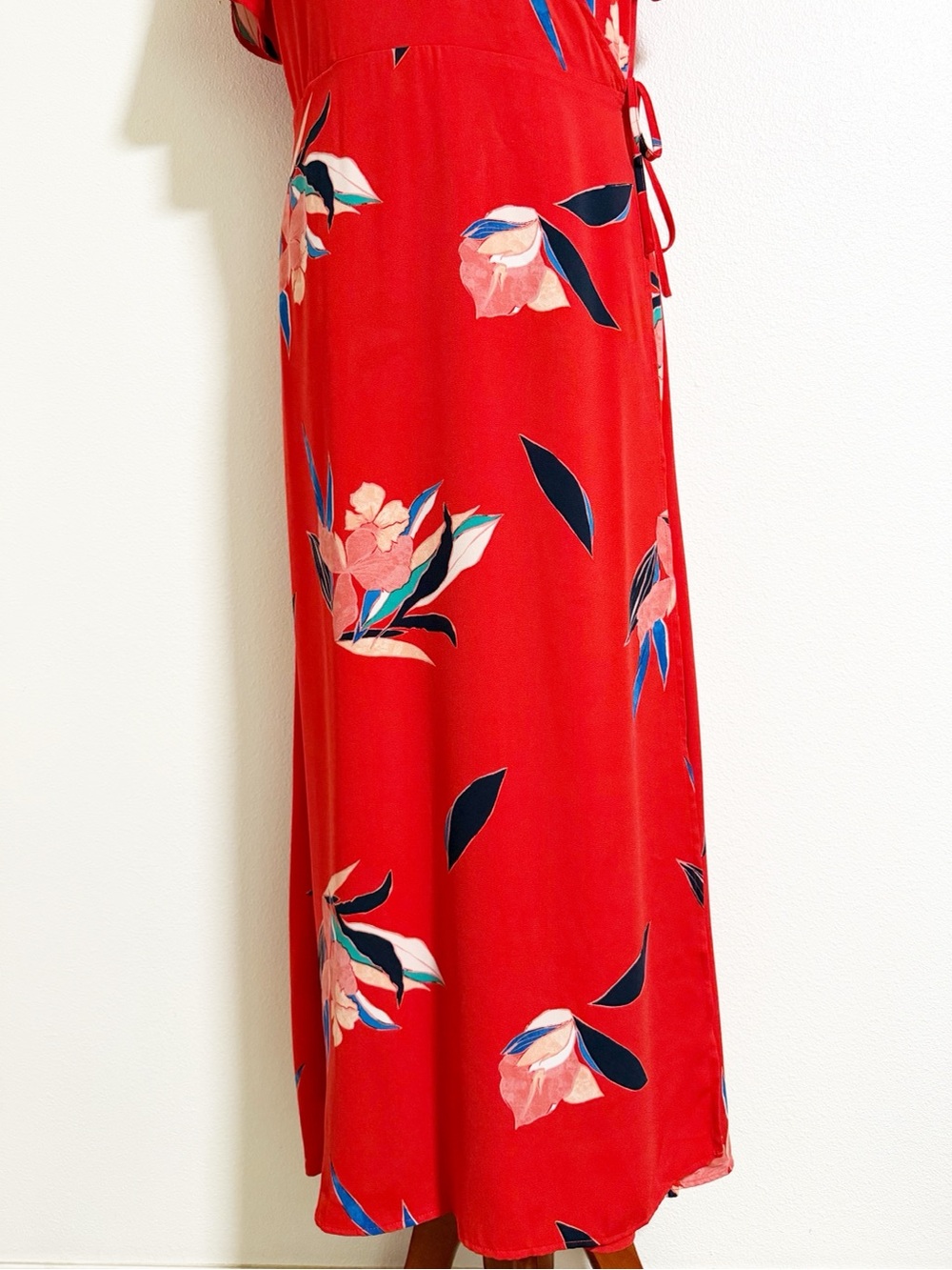 A New Day Iris Floral Wrap Midi Dress - Picture 5 of 13